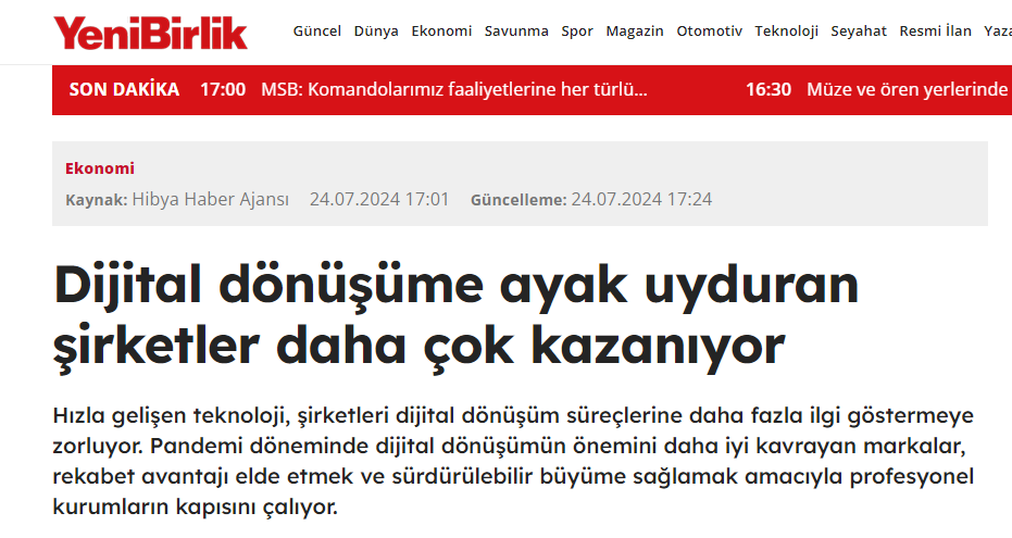 YeniBirlik Gazetesi