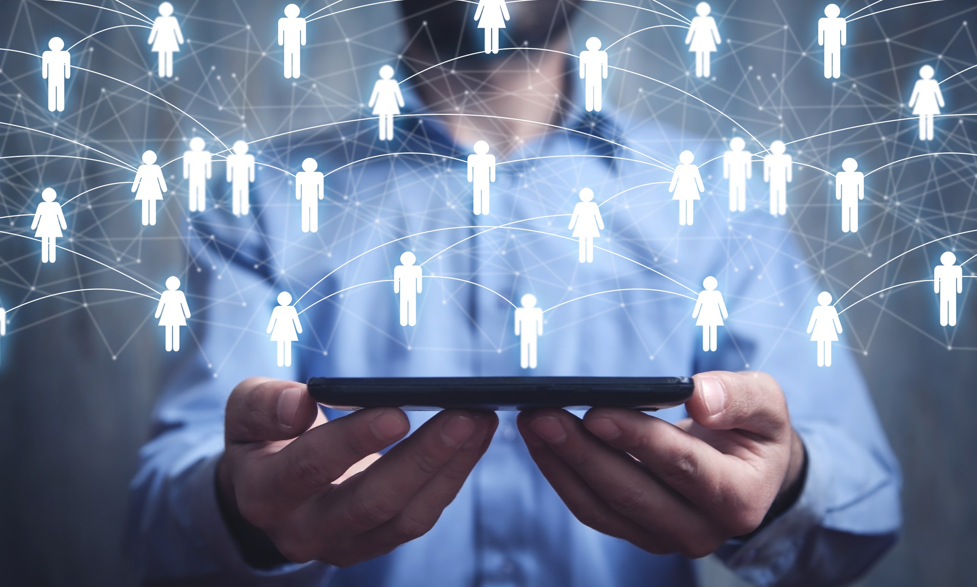 people business connection social network communication